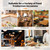 12 Channels Digital Kitchen Timer for Cooking Loud Alarm Stainless Steel