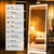 79" x 36" Full Length Mirror with Lights, Large LED Lighted Floor Standing Body Mirror, Dimmable & 3 Color Lighting for Bedroom