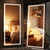 79" x 32" Full Length Mirror with Lights, Large LED Lighted Floor Standing Body Mirror, Dimmable & 3 Color Lighting for Bedroom
