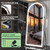 80" x 36" LED Full Body Mirror, Free Standing Lighted Floor Mirror, Wall Mounted Hanging Mirror for Bedroom, Salon, Dimmable