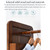 Solid Wood Dressing Mirror Fitting Mirror Full Body Mirror Floor Mirror with Makeup Cabinet Hanger Integrated