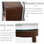 Solid Wood Dressing Mirror Fitting Mirror Full Body Mirror Floor Mirror with Makeup Cabinet Hanger Integrated