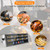 8-Channel Digital Kitchen Timer, Commercial Stainless Steel with Large LCD, Loud Alarm
