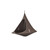 Sheltered Hanging Chair Polyester Cotton Blend Double