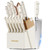 Knife Set,Astercook Kitchen Knife Set with Block 14-Piece