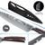 Dfito Chef Knife Sets with Roll Bag, 9 Pieces Professional Knife Set