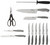 Cuisinart C77SS-13P 13-pc. Graphix Collection Block Set, Stainless Steel