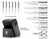 BRODARK Kitchen Knife Set with Block - 15-Piece Knife Block Set