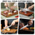 MDHAND Chef Knife Set with Roll Bag, 10PCS Professional Knife Set with Sharpener