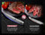 Piklohas Steak Knives Set of 8 with Drawer Organizer Built-in Sharpener