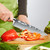 MDHAND Chef Knife Set with Roll Bag, 9PCS Professional Knife Set