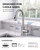 WEWE Kitchen Faucets with Pull Down Sprayer