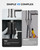 WEWE Kitchen Faucets with Pull Down Sprayer