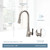 Moen S7235EVBL Sinema Smart Faucet Touchless Pull Down Sprayer Kitchen Faucet with Voice Control and Power Boost