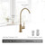 AguaStella AS09CPB Champagne Bronze Stainless Steel Kitchen Water Filter Faucet RO Faucet