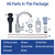 Brushed Nickel Bathroom Sink Faucet - Single Hole