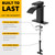 Ryuwanku Bathroom Faucet Matte Black Modern Waterfall Bathroom Sink Faucet