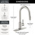 FORIOUS Kitchen Faucet with Pull Down Sprayer