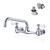 8 Inch Center Wall Mount Commercial Sink Faucet