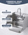 Commercial Sink Faucet Wall Mount 4" Center Hand Sink Faucet