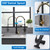 Fapully LED Kitchen Faucet with Pull Down Sprayer