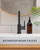 FORIOUS Black Bathroom Faucet 1 or 3 Hole Sink Single Handle, 360° Swivel Gooseneck Spout
