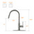RULIA Kitchen Faucet, Kitchen Sink Faucet, Sink Faucet