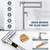 Pot Filler Faucet for Kitchen Sink, Deck Mount Pot Faucets Over Stove