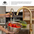 Lava Odoro Champagne Gold Kitchen Faucet with Pull Down Sprayer