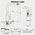 AVSIILE Brushed Nickel Kitchen Faucets