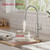 FORIOUS Kitchen Faucet with Soap Dispenser