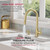 FORIOUS Gold Kitchen Faucet with Pull Down Sprayer
