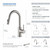 KIBI Pull Down Kitchen Faucet with Single Handle