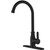 Single Handle Kitchen Faucet Stainless Steel Matte Black