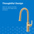 Gerber Kinzie Single Handle Gold Kitchen Faucet