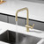 SUMERAIN Pull Out Kitchen Faucets with Dual Sprayer Mode