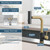 GIMILI Black and Gold Touchless Kitchen Faucet