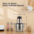 GANIZA Food Processors, Electric Food Chopper with Meat Grinder & Vegetable Chopper