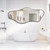 67"x31" Asymmetrical Tempered Glass Mirrors, Modern Large Organic Frameless Mirrors for Living Room Bedroom