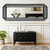 67"x26" Large Rectangle Aesthetic Mirror with Metal Frame, Art Deco Wall Mirrors for Living Room Entryway Hallway Cloakroom