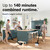 Bosch Unlimited 10 Cordless Stick Vacuum Cleaner - 2 Batteries Included, Up to 140 Min Total, Bendable Tube
