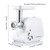 Electric Meat Grinder and Sausage Maker - 1HP 1000W Max - Stainless Steel
