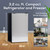 3.2 Cu.Ft. Mini Fridge with Freezer - Single Door Compact Refrigerator with Glass Shelves for Homes