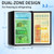 3.2 Cu.Ft Mini Fridge with Freezer, Single Door Compact Refrigerator with 7 Adjustable Thermostat