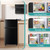 WANAI 3.5 Cu.Ft Mini Fridge Compact Refrigerator with Freezer, 7 Level Adjustable