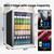 .5 Cu.Ft Beverage Refrigerator Cooler - 145 Can Mini Fridge Glass Door for Soda Beer Wine