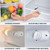 3.1 Cu.Ft Mini Fridge with Freezer, Double Door Small Fridge, Dorm Essentials, Adjustable Thermostat