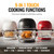 Non Toxic Air Fryer™ Pro | 9-in-1 Glass Air Fryer | Self-Cleaning | 5 Quart | Rotisserie and Tumbler | 400F Vortex For Even Cooking, BPA-Free Teflon Free, Recrisp, Roast, Bake, Cherry