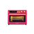VAL CUCINA Limited Edition Happy Pink Infrared Heating Air Fryer Toaster Oven, Extra Large Countertop Convection Oven 10-in-1 Combo, 6-Slice Toast, Enamel Baking Pan Easy Clean with Recipe Book