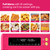 VAL CUCINA Limited Edition Happy Pink Infrared Heating Air Fryer Toaster Oven, Extra Large Countertop Convection Oven 10-in-1 Combo, 6-Slice Toast, Enamel Baking Pan Easy Clean with Recipe Book